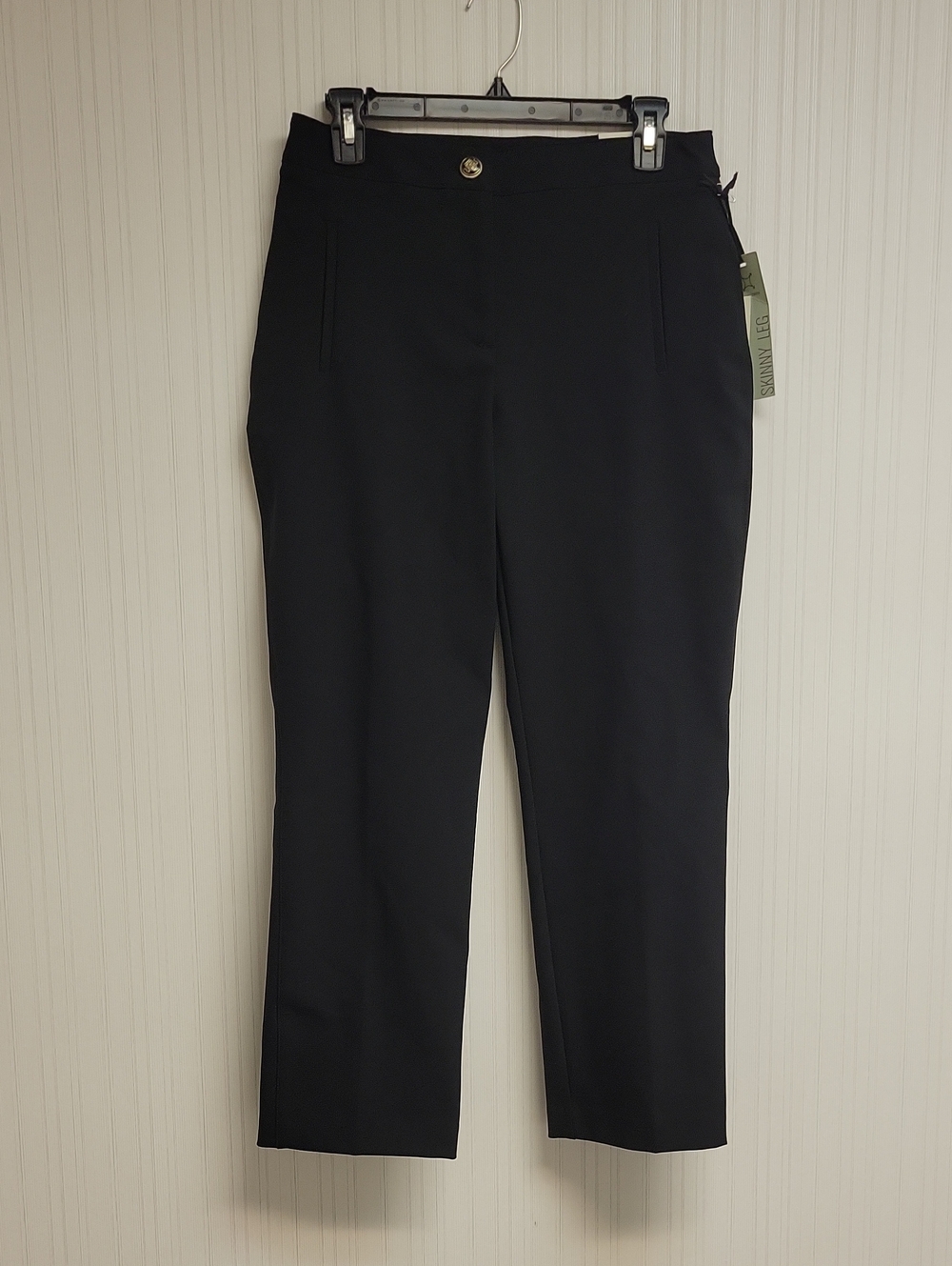 Rachel Zoe Black High Waist Straight-Leg Dress Pants New Sz 6 Office Business